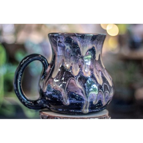 24-C Cosmic Amethyst Grotto Flared Mug – TOP SHELF, 26 oz.