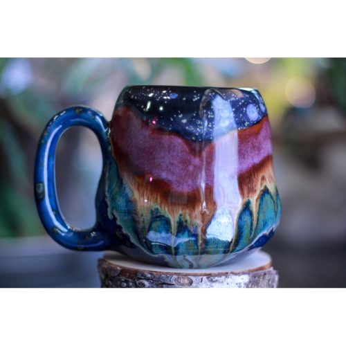 28-B Starry Starry Night Gourd Mug – TOP SHELF, 23 oz.