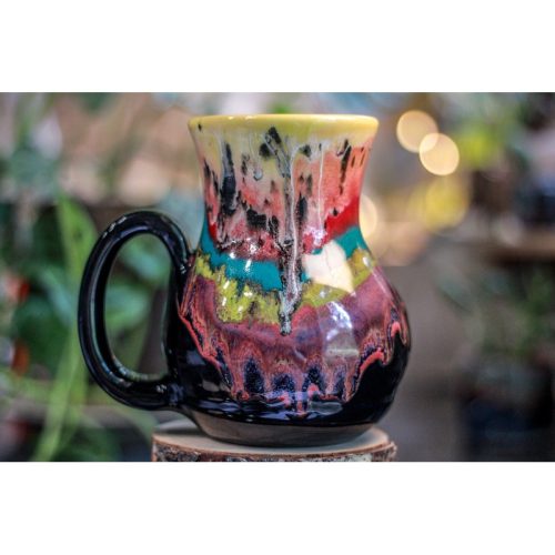 31-A Desert Rainbow Variation Barely Flared Acorn Mug, 26 oz. – 10% off