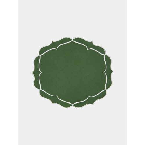 Alhambra Embroidered Linen Placemats (Set of 4)