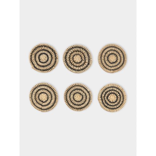 Amazonia Handwoven Iraca Palm Coasters (Set of 6)