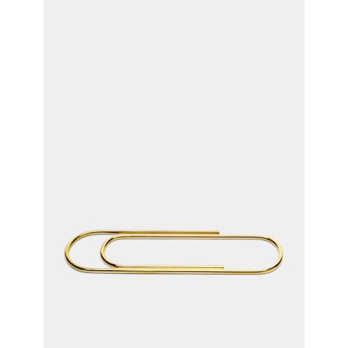 Brass Oversized Paperclip