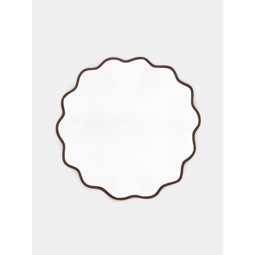Chiara Scalloped Linen Placemats (Set of 4)