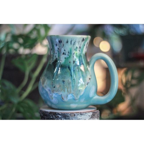 DRAWING WINNER 01-B Champlain Falls Barely Flared Acorn Mug – TOP SHELF MISFIT, 24 oz.