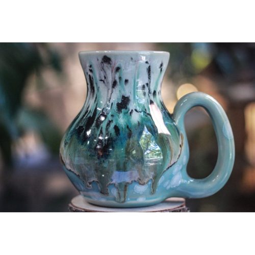 DRAWING WINNER: 05-B Champlain Falls Flared Acorn Mug – TOP SHELF MISFIT, 25 oz.