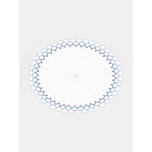 Escamas Embroidered Linen Placemats (Set of 4)