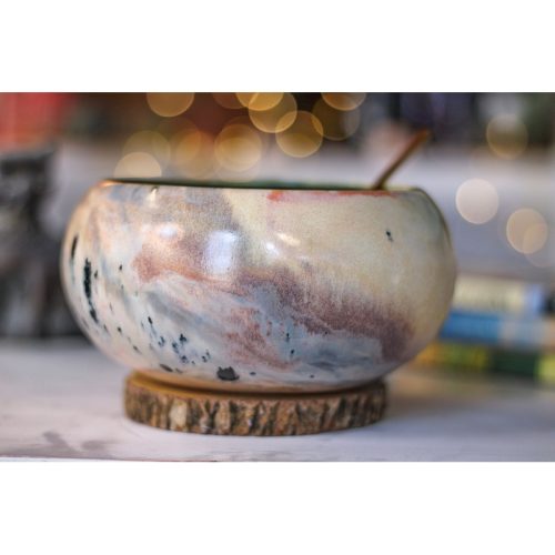 07-C Alabaster Cavern PROTOTYPE Large Bowl, 34 oz.