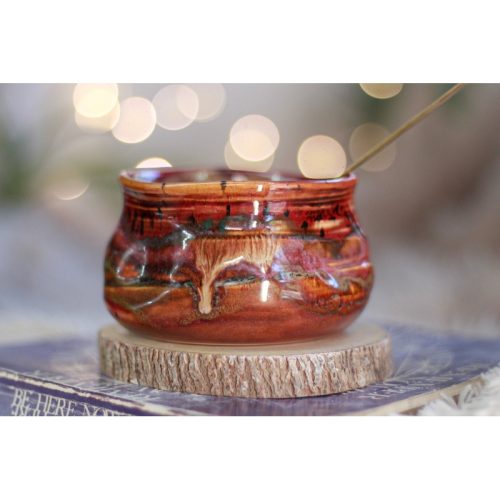 07-TESTER Textured Divot Sipping Bowl, 9 oz.