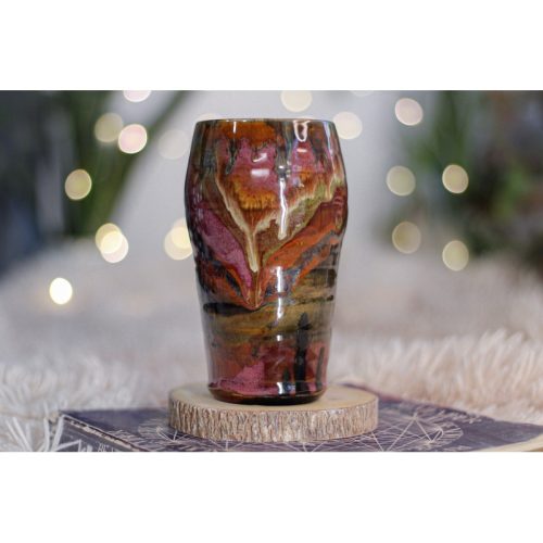 12-C Amber ‘Flow’ Acorn Beer Cup, 15 oz.
