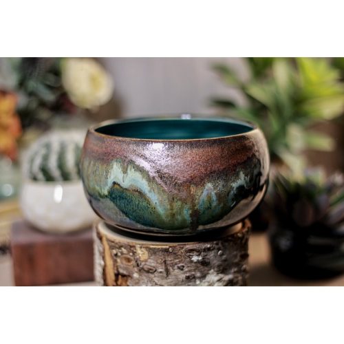 05-P Copper Agate Bowl, 19 oz