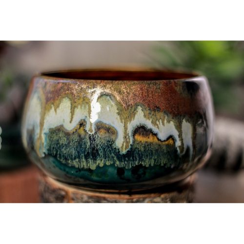 08-P Copper Agate Bowl, 25 liq. oz.