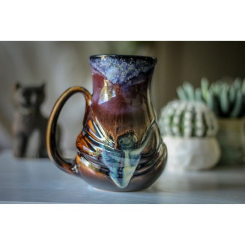 27-B Starry Night Barely Flared Textured Mug – MISFIT, 23 oz. – 20% off