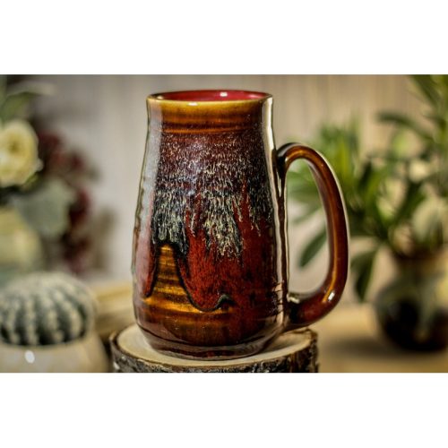 48 EXPERIMENTAL MISFIT Barely Flared Textured Mug, 19 oz.
