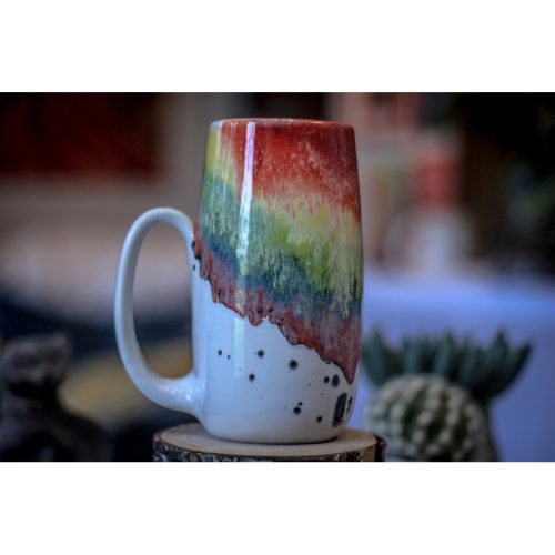 01-C Rainbow PROTOTYPE Mug – TOP SHELF, 21 oz.