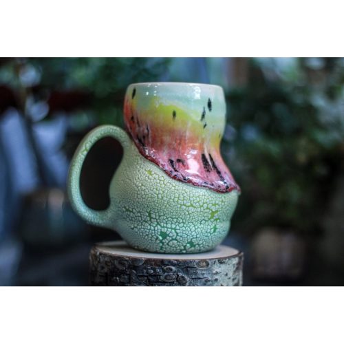 02-B Rainbow Serpent Acorn Gourd Mug – ODDBALL, 20 oz. – 15% off
