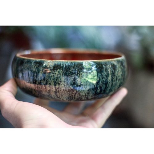 13-G Rustic Moss PROTOTYPE Bowl, 12 oz.