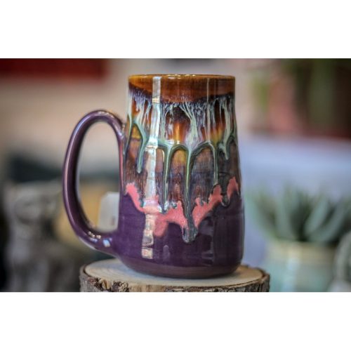 14-A New Earth Notched Textured Mug, 15 oz.