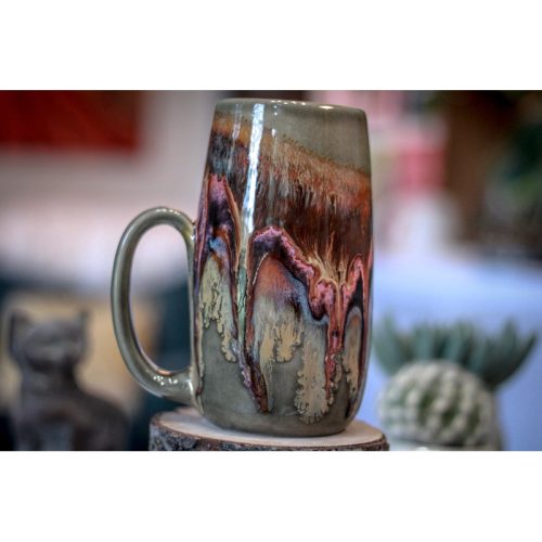 18-A Smokey Grotto Stein Mug – TOP SHELF, 25 oz.