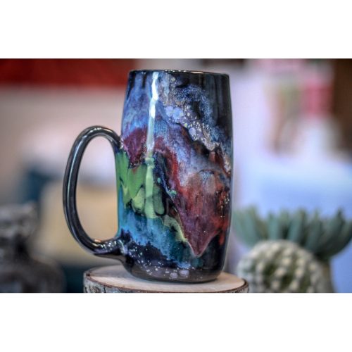 26-A Rainbow Stellar Mug – TOP SHELF, 22 oz.