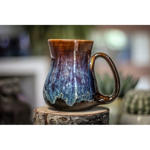 32-G Electric Wave Flared Mug, 13 oz.