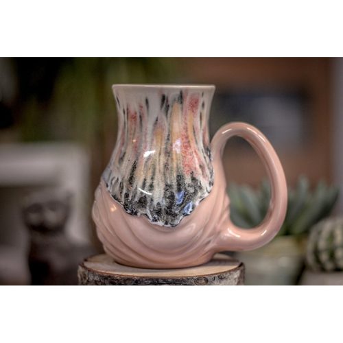 37-F Flared Textured Mug, 18 oz.