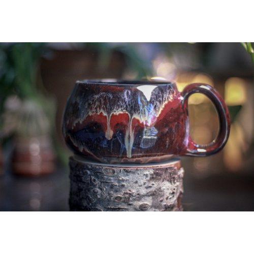 DRAWING WINNER: 16-D Scarlet Grotto Variation Squat Mug, 20 oz.