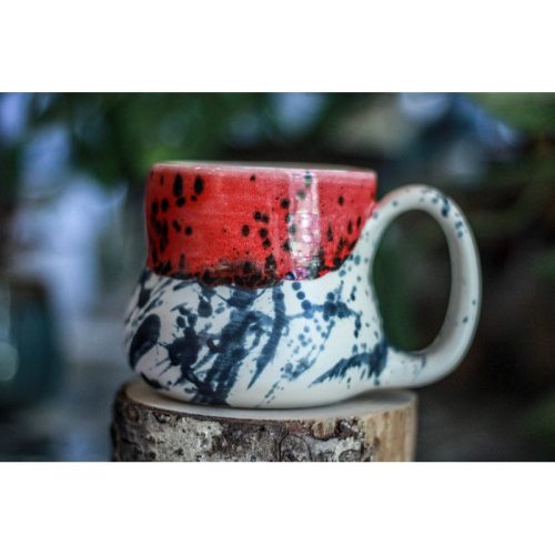 EXPERIMENT AUCTION #24 Squat Gourd Mug, 13 oz.