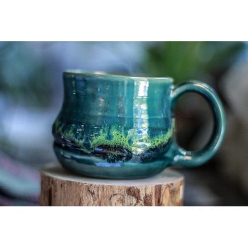EXPERIMENTAL AUCTION #23 Textured Squat Mug, 12 oz.