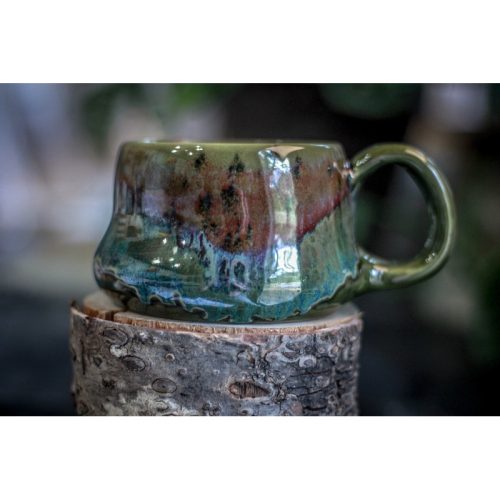 EXPERIMENTAL AUCTION #24 – Squat Gourd Mug, 12 oz.