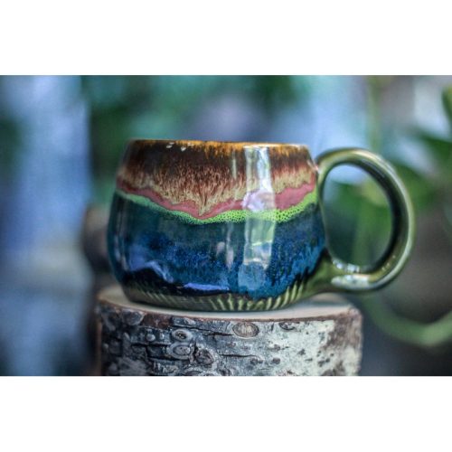 EXPERIMENTAL AUCTION #24 Squat Textured Mug, 10 oz.
