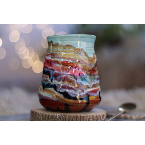 02-D PROTOTYPE Textured Divot Sipping Cup, 13 oz.