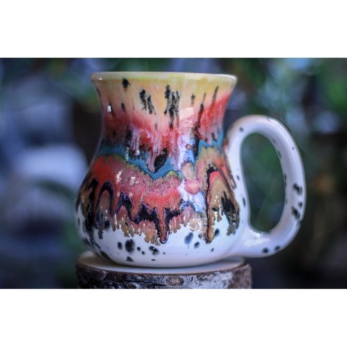 08-A Desert Rainbow Flared Mug – TOP SHELF, 22 oz.