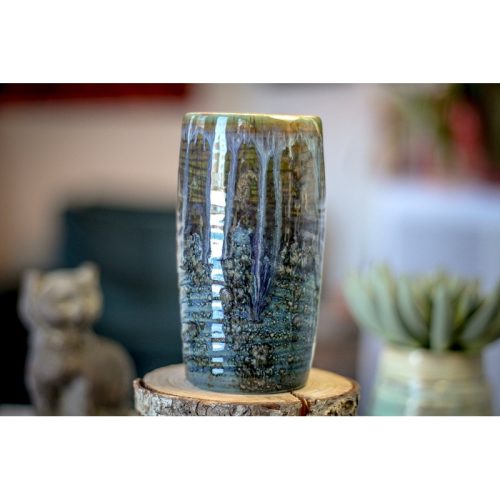 14-F Mossy Wave Textured Beer Cup, 15 oz.