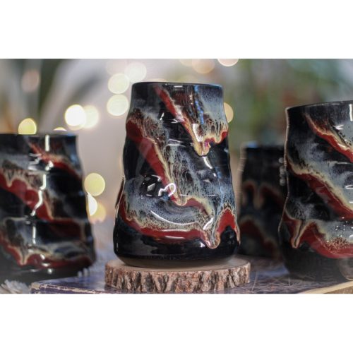 21-D Scarlet Grotto Divot Stein Cup, 18-19 oz. (This listing is for one cup)