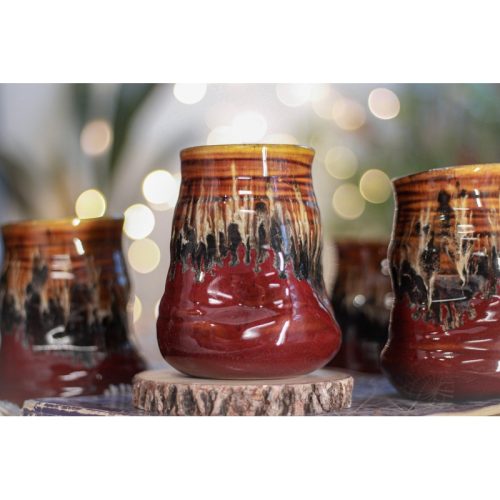 22-E Rustic Santa Divot Cup, 15 oz. (This listing is for one cup)