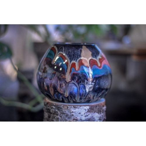 29-B Cosmic Grotto Vase, 27 oz.