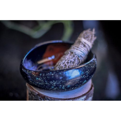 33-C Rainbow Stellar Smudge/Egg Bowl, 10 oz.