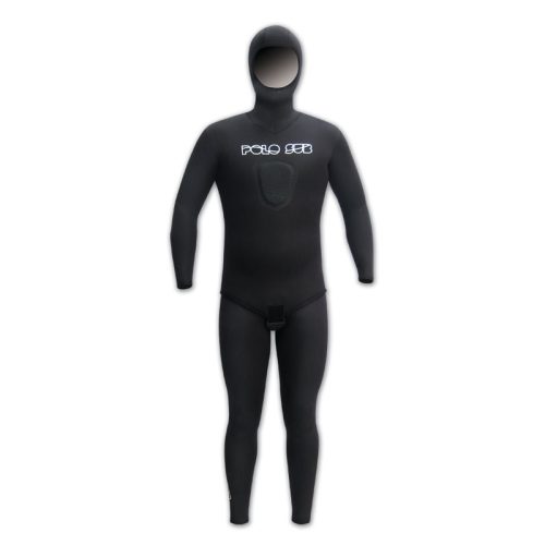 PoloSub Lined Open Cell Black Mens Wetsuit – 7.0mm