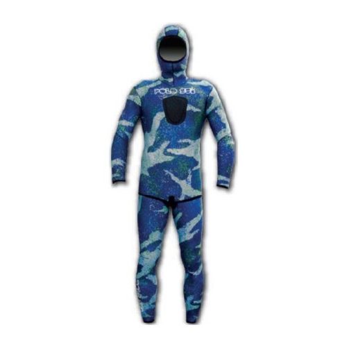 PoloSub Lined Open Cell Blue Camo Womens Wetsuit 3.5mm
