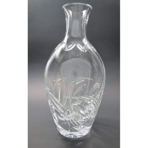 Cut glass carafe / vase 24% lead crystal