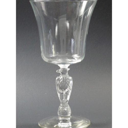 Eagle stem goblet Crystal  Made in USA