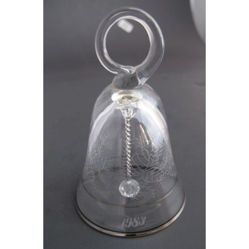 Lenox Crystal 1983 Acorn  miniature bell ornament Made in USA