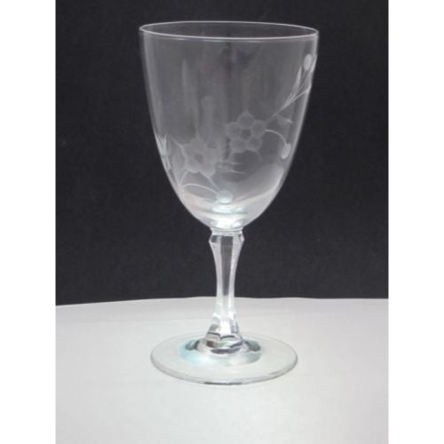 Lenox Cut glass Brookdale goblet Crystal  Made in USA