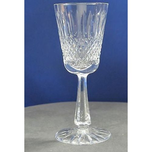 Signed Galway crystal Claddagh wine glass Crystal older Hand cut