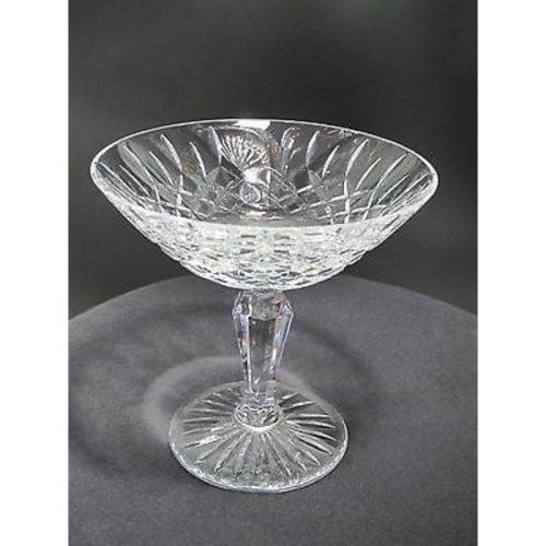 Signed Lenox hand cut compote 24% lead Crystal