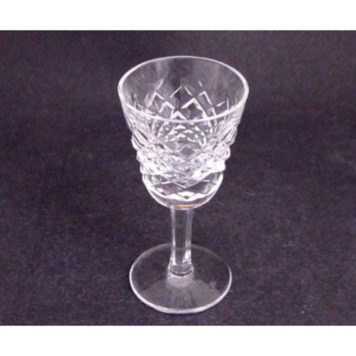 Signed Waterford glass Hand Cut  liquor Alana pattern Irish Crystal