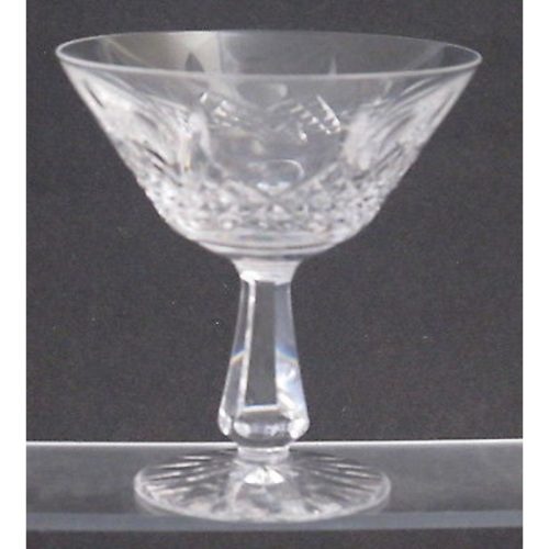 Signed Waterford Hand Cut glass KENMARE dessert champagne