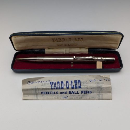 British Vintage Yard O’ Red Platinine Propelled Pencil in Case