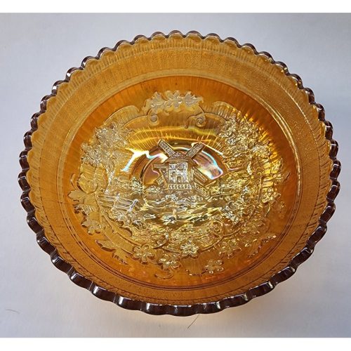 Carnival Glass windmill bowl