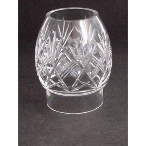 Hand Cut Glass lamp shade globe
